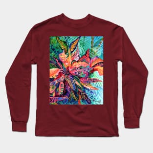 Colorful Croton Garden Long Sleeve T-Shirt